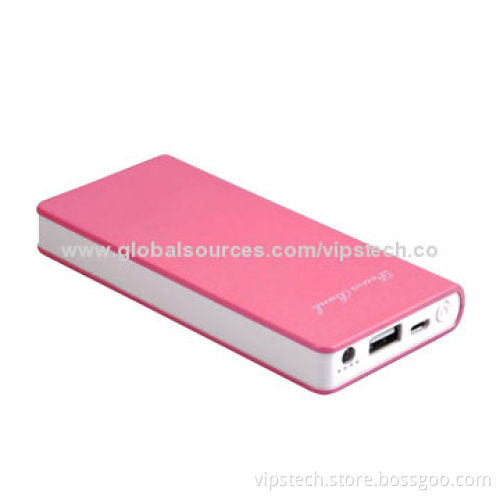 USB Battery Charger with 6,000mAh True Capacity, Li-polymer Battery, Looks Like Book, Private Mode
